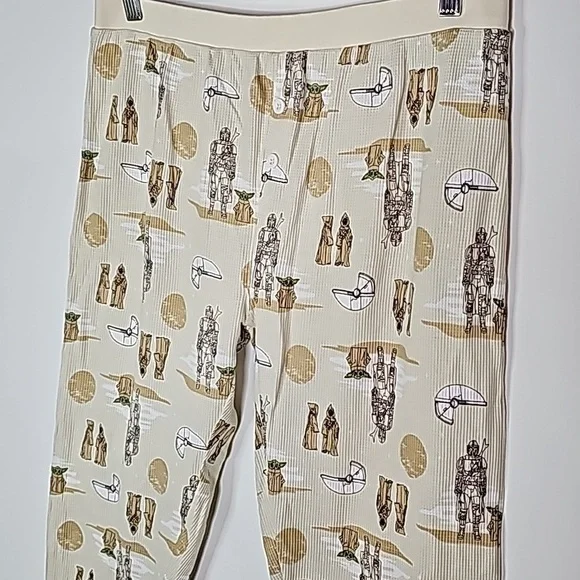 Star Wars Beige and Gold Women's Leggings - Picture 2 of 6